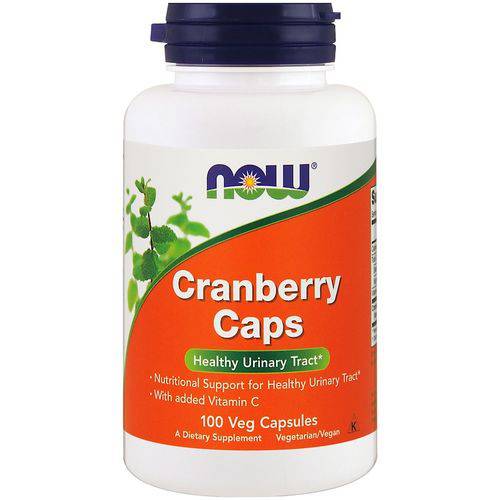 Cranberry Concentrado com Vitamina C 100 Caps Now Foods