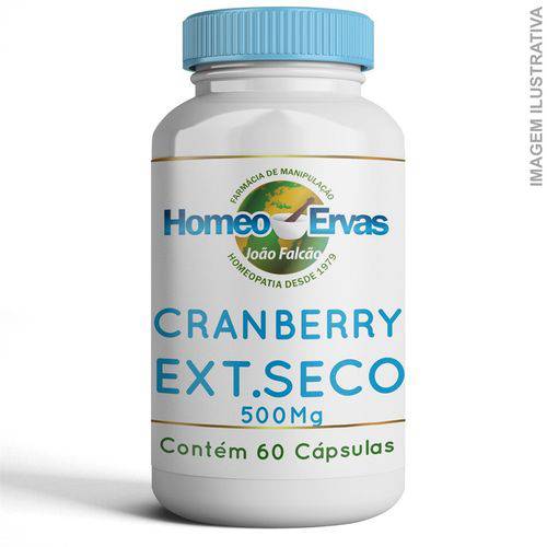 Cranberry Extrato Seco 500mg 60 Cápsulas