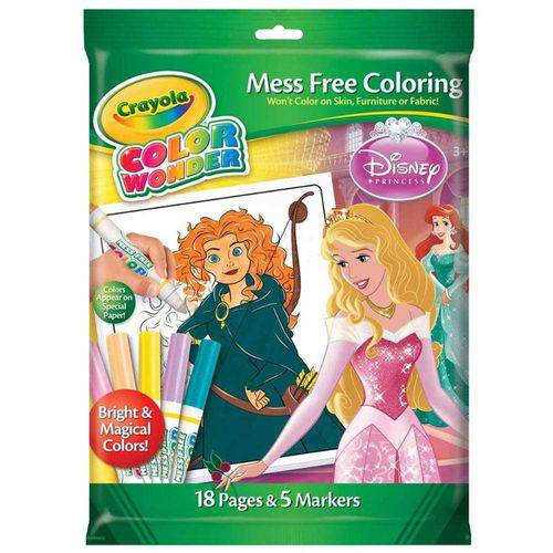 Crayola - Color Wonder Princesas 5 Canetas