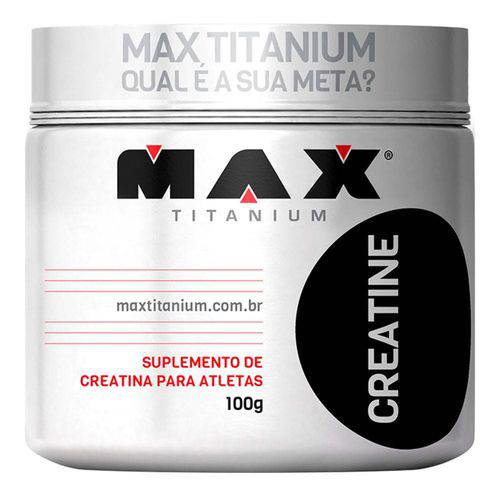CREATINA 100 G - MAX TITANIUM - Aminoácido - Massa Muscular