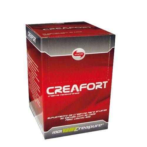 Creatina Creapure CREAFORT - Vitafor - 30 Saches de 3g Cada