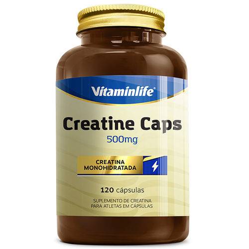 Creatina Vitamin Life 500mg C/ 120 Cápsulas