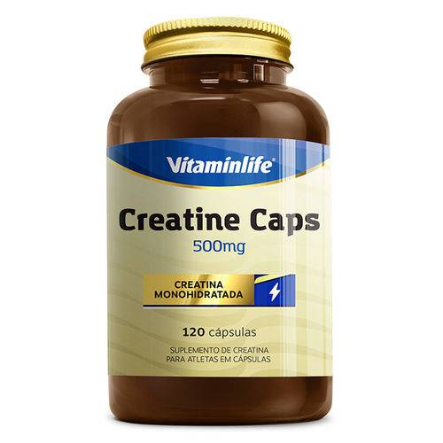 Creatine Caps (500mg) 120 Cápsulas - Vitaminlife