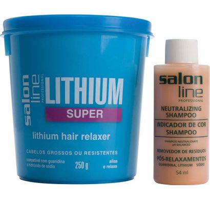Creme Alisante Lithium Super 250g - Salon Line