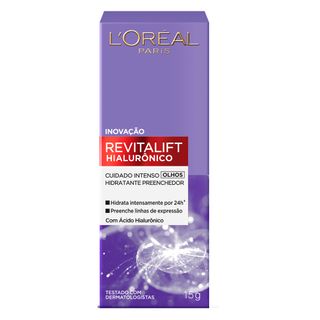 Creme Anti-idade para Olhos L'Oréal Paris - Revitalift Hialurônico 15ml