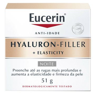 Creme Antiidade Eucerin Hyaluron Filler Elasticity Noite 50g