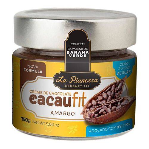 Creme de Chocolate com Cacaufit Amargo La Pianezza 160g