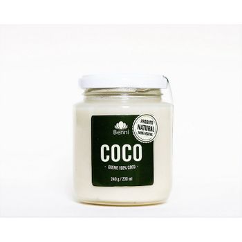 Creme de Coco 240g Benni Alimentos