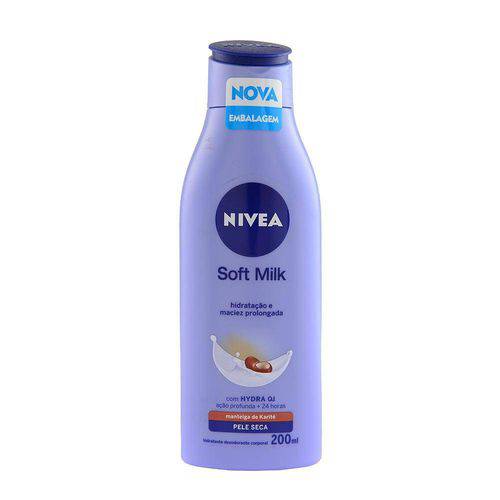 Creme de Hidratação e Maciez Prolongada Soft Milk 200ml - Nivea