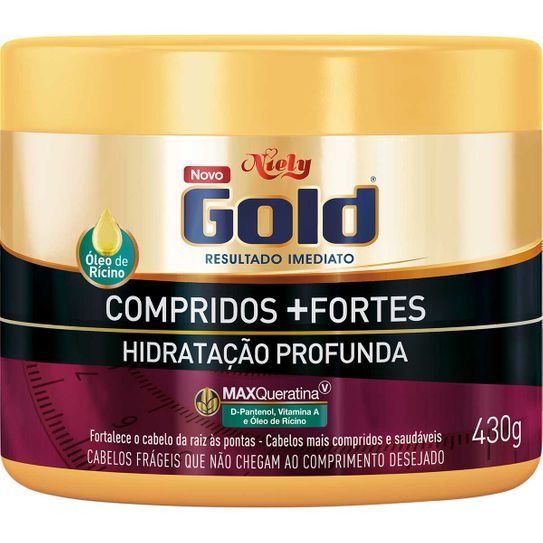 Creme de Pentear Niely Gold Compridos + Fortes 430g