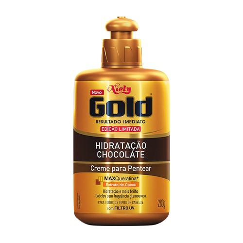 Creme de Pentear Niely Gold Hidratação Chocolate com 280g