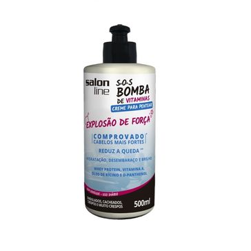 Creme de Pentear Salon Line SOS Bomba de Vitaminas 500ml