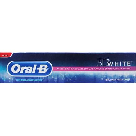 Creme Dental Branqueador Oral-B 3D White Brilhant Fresh 70g