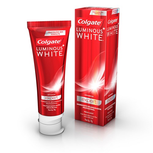 Creme Dental Colgate Luminous White Advanced Expert com 70g