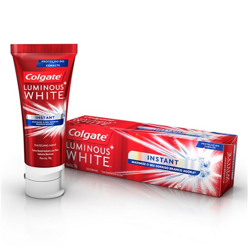 Creme Dental Colgate Luminous White Instant com 70g