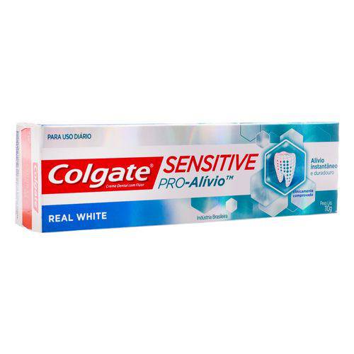 Creme Dental Colgate Sensitive Pró Alívio Real White - 110g