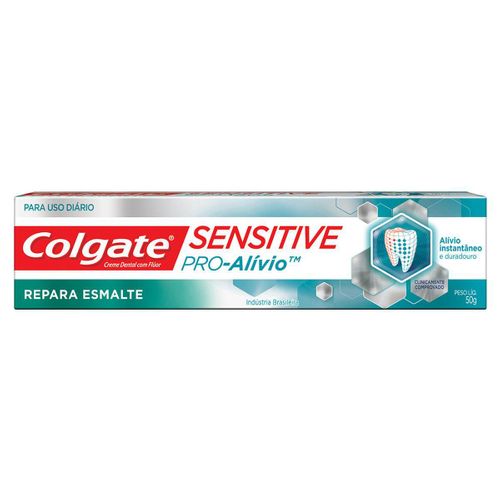 Creme Dental Colgate Sensitive Pro-Alívio Repara Esmalte 50g