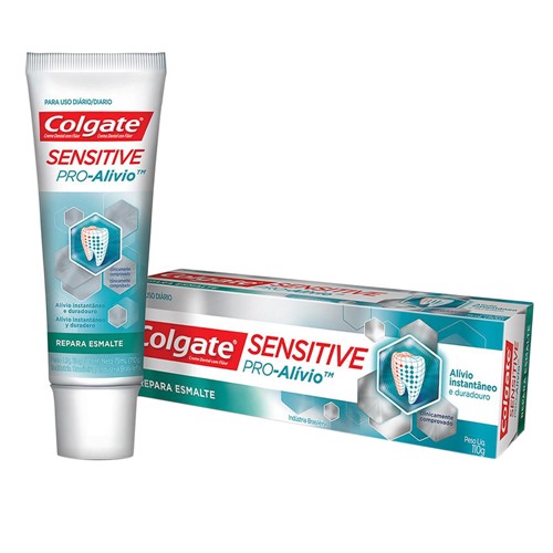Creme Dental Colgate Sensitive Pro Alivio Repara Esmalte com 110g