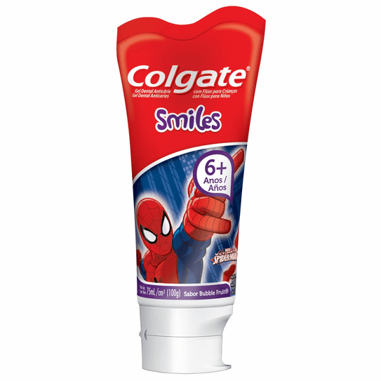 Creme Dental Colgate Smiles Spiderman Gel 100g