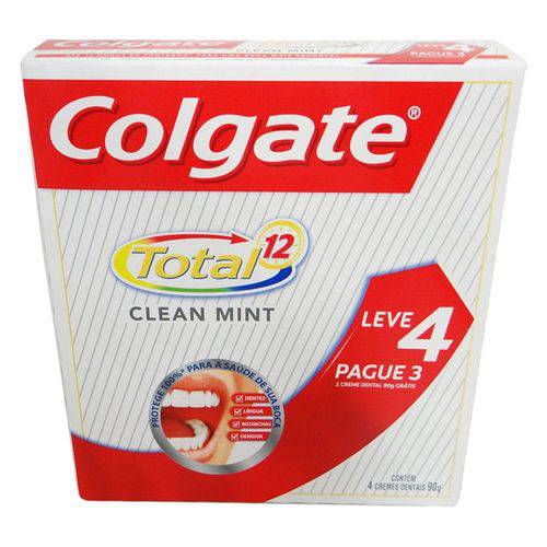 Creme Dental Colgate Total 12 Clean Mint - Leve 4 Pague 3