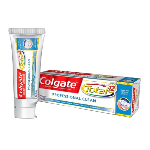 Creme Dental Colgate Total 12 Professional Clean 70g