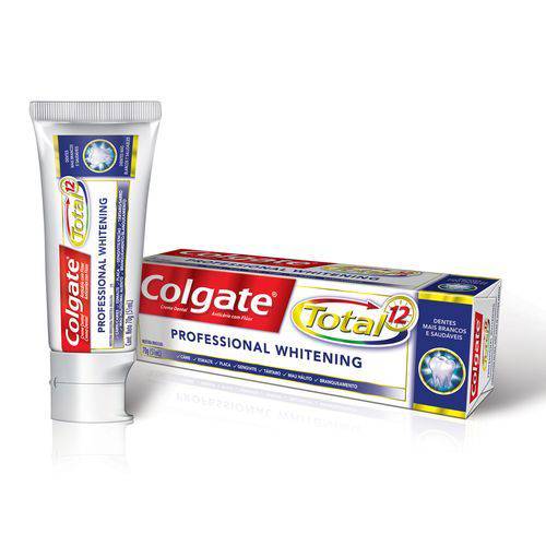 Creme Dental Colgate Total 12 Professional Whitening - 70g