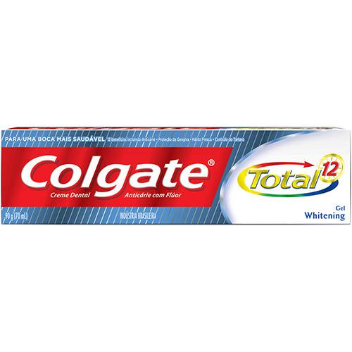 Creme Dental Colgate Total 12 Whitening Gel 90G