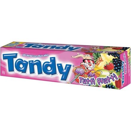 Creme Dental Gel Tandy Tutti Frutti 50g