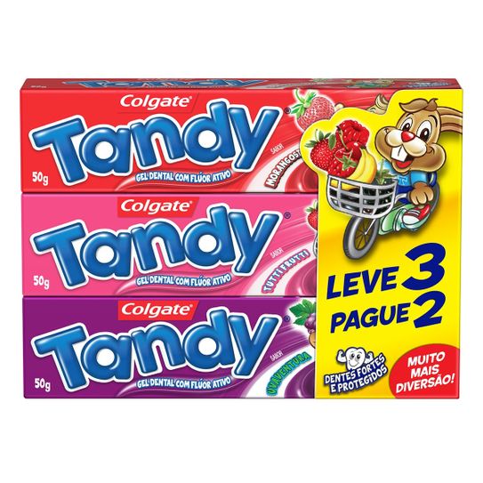 Creme Dental Infantil Colgate Tandy Gel 50g Promo Leve 3 Pague 2