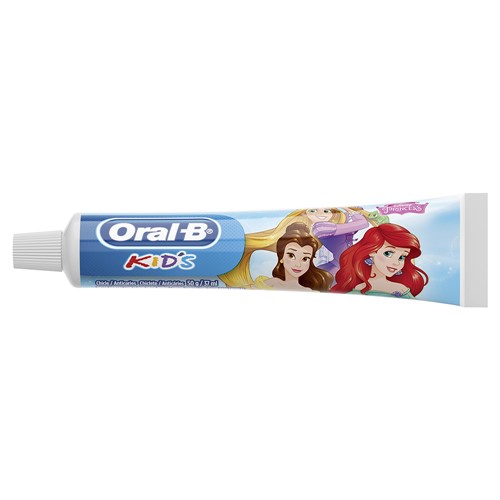 Creme Dental Infantil Oral B Kids Princesas Personagens e Cores Sortidas 50g