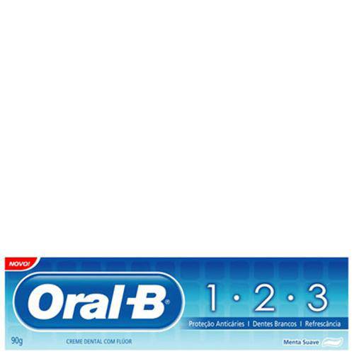Creme Dental Oral 1.2.3 Menta 90g