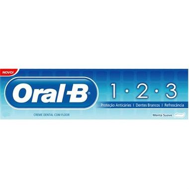 Creme Dental Oral B 1-2-3 70g