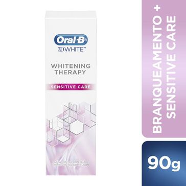 Creme Dental Oral-B 3D White Whitening Therapy Sensitive Care 90g