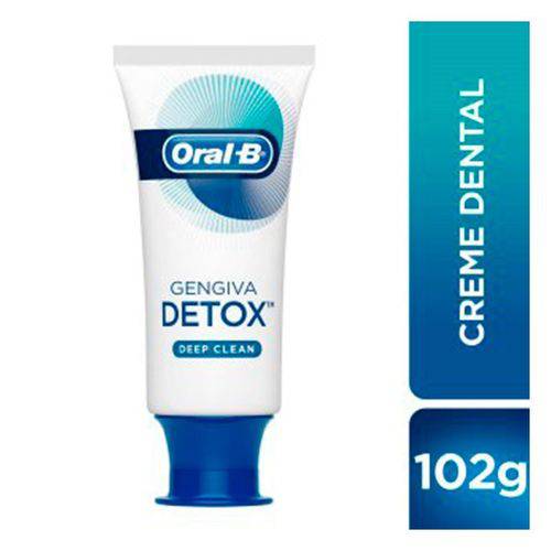 Creme Dental Oral B Gengiva Detox Deep Clean 102g