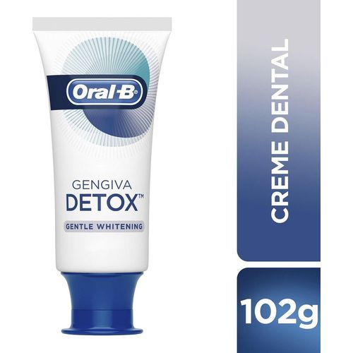 Creme Dental Oral-B Gengiva Detox Gentle Whitening 102g
