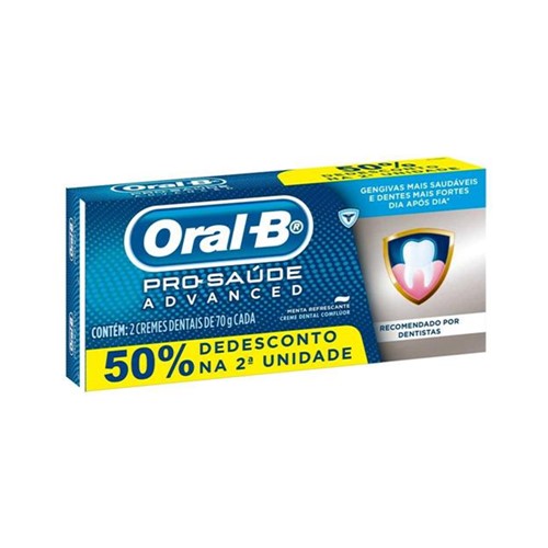 Creme Dental Oral-B Pró Saúde Advanced 70g