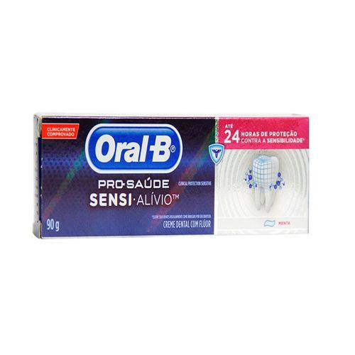 Creme Dental Oral-B Pró Saúde Sensi Alívio 90g