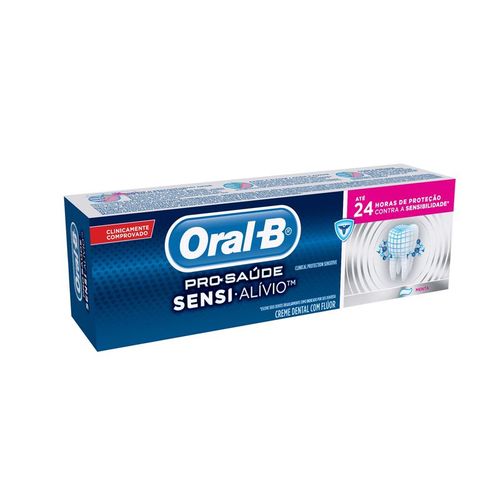Creme Dental Oral-B Pró Saúde Sensi Alívio 90g