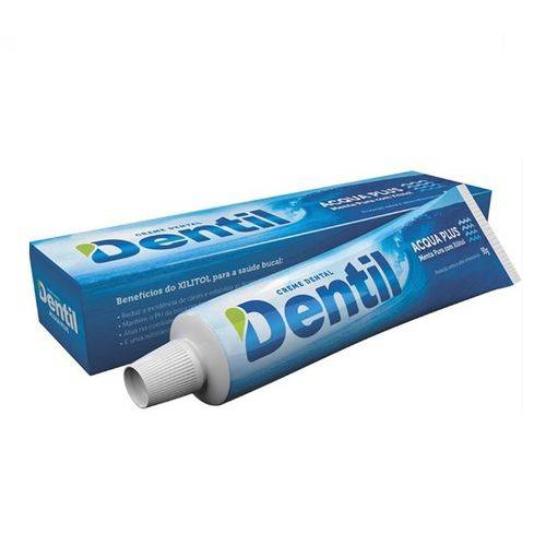 Creme Dental Sem Flúor Dentil Acqua Plus Menta com Xilitol