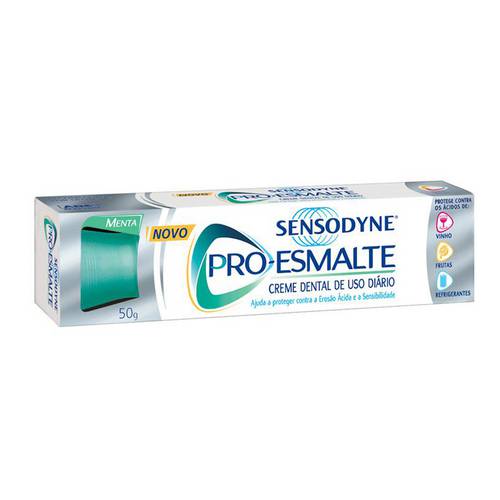 Creme Dental Sensodyne Pro-Esmalte com 50 Gramarelos