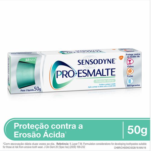 Creme Dental Sensodyne Pró-Esmalte Menta 50g