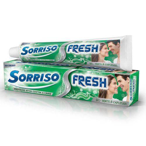 Creme Dental Sorriso Fresh Hortelã Gel 90g