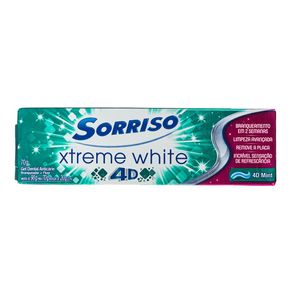 Creme Dental Xtreme White 4D Mint Sorriso 70g