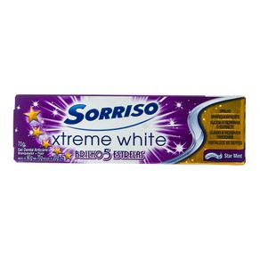 Creme Dental Xtreme White Brilho 5 Estrelas Sorriso 70g