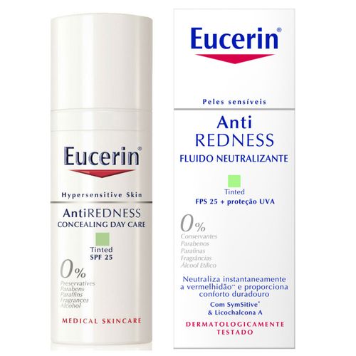 Creme Facial Eucerin Anti-Redness Fluído Neutralizante FPS 25 50ml