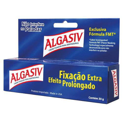 Creme Fixador de Dentaduras Algasiv 30g