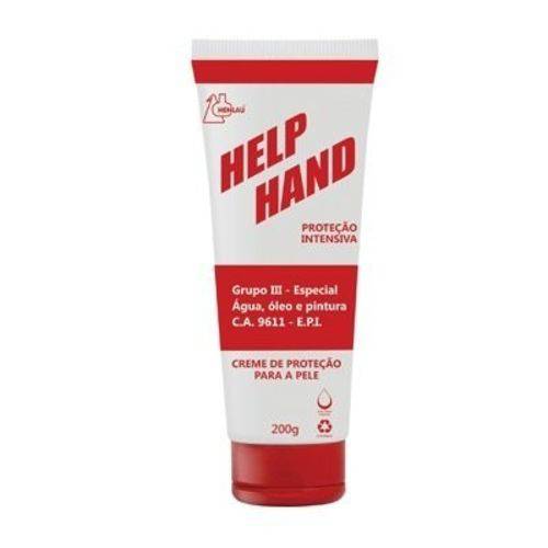 Creme Help Hand de Proteção para as Mãos Grupo 3 Bisnaga 200g Henlau