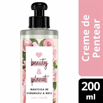 Creme para Pentear Love Beauty And Planet Curls Intensify Manteiga de Murumuru & Rosa 200ml