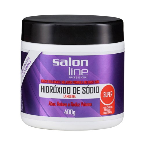 Creme Relaxante Hidróxido de Sódio Salon Line Tradicional Super