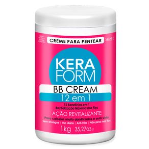 Creme Skafe Keraform BB Cream 12 em 1 de Pentear 1000g